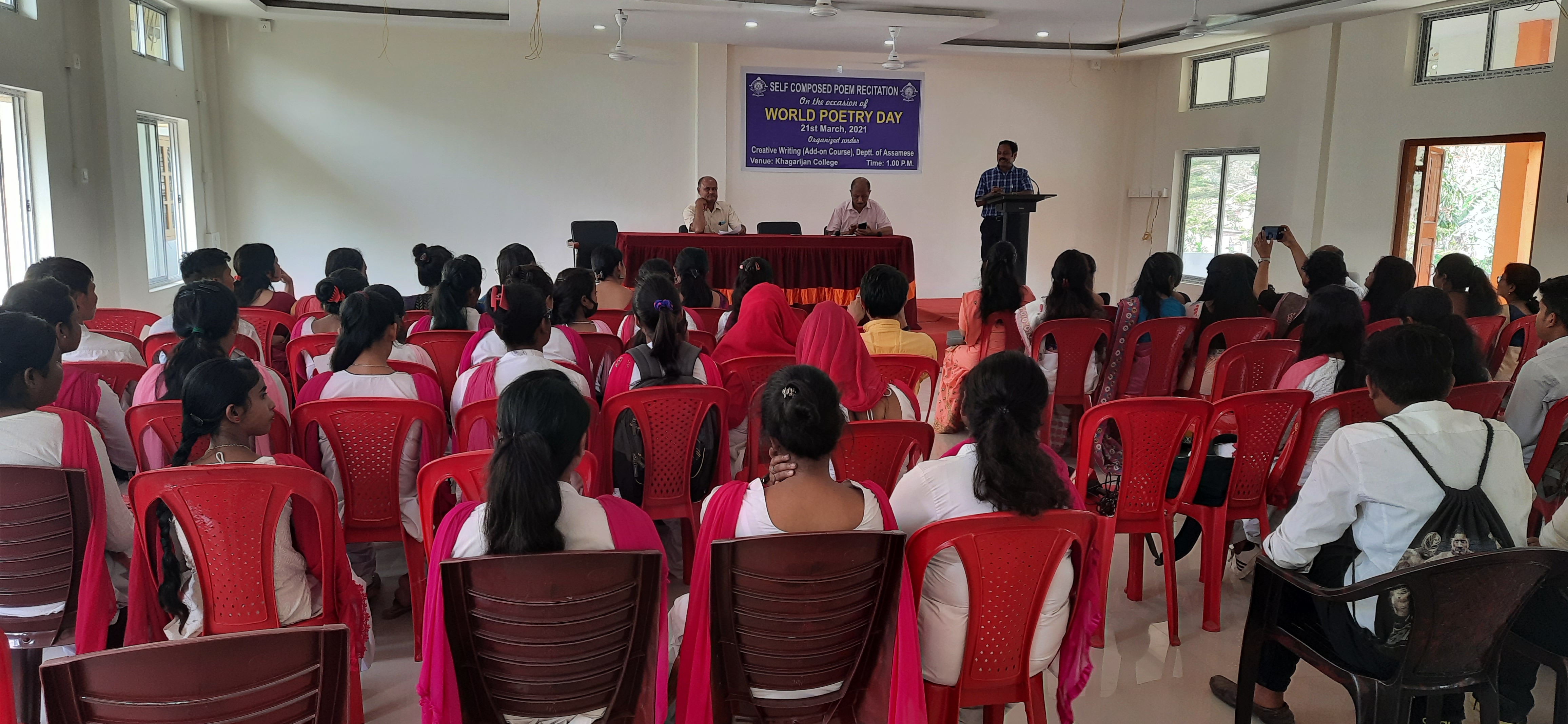 Observance of World Poetry Day